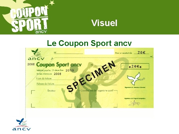 Visuel Le Coupon Sport ancv 