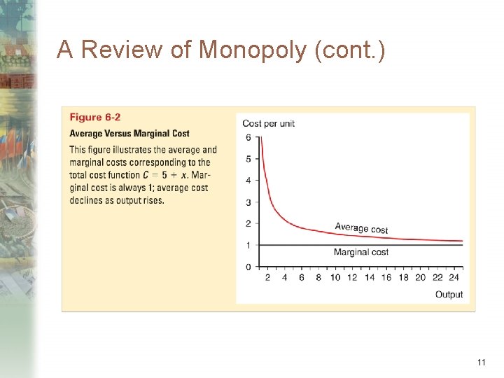 A Review of Monopoly (cont. ) 11 