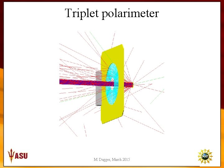 Triplet polarimeter M. Dugger, March 2015 1 