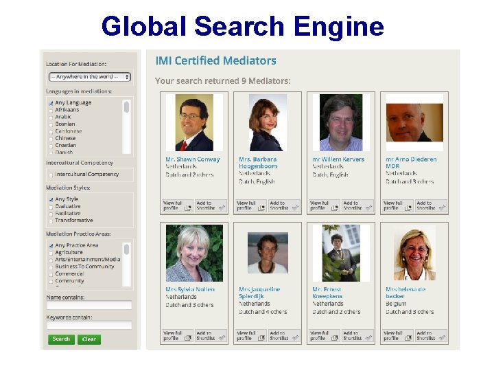 Global Search Engine 