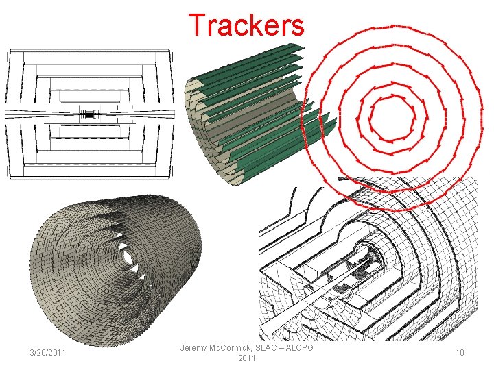 Trackers 3/20/2011 Jeremy Mc. Cormick, SLAC – ALCPG 2011 10 