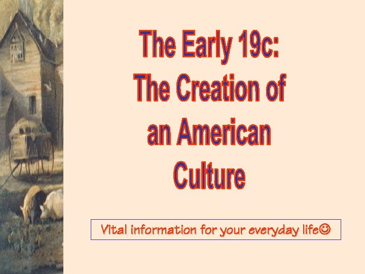 Vital information for your everyday life 