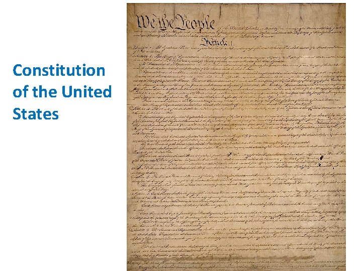 Constitution of the United States 