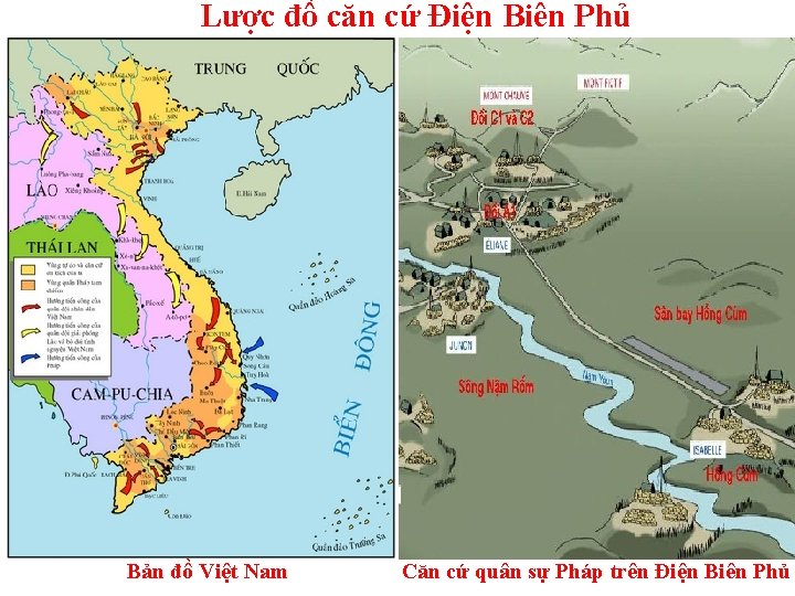 Lược đồ căn cứ Điện Biên Phủ Bản đồ Việt Nam Căn cứ quân