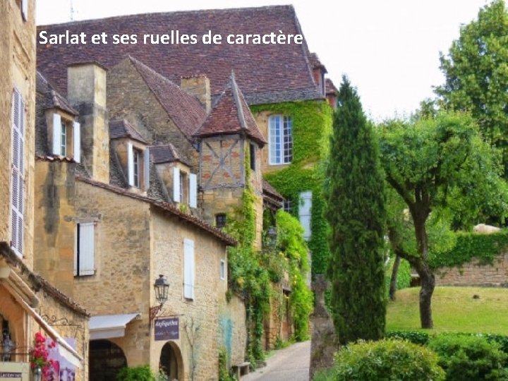 Sarlat et ses ruelles de caractère 