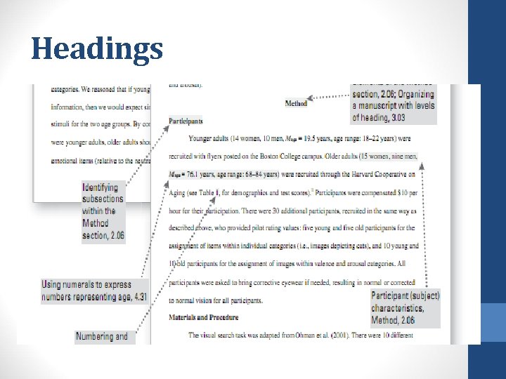 Headings Headings