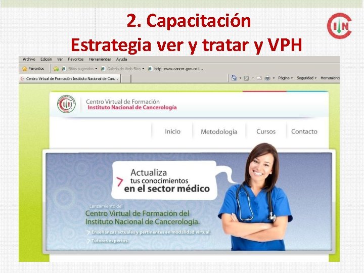 2. Capacitación Estrategia ver y tratar y VPH 