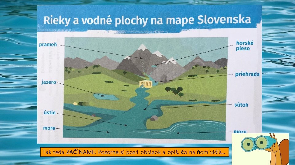 Tak teda ZAČÍNAME! Pozorne si pozri obrázok a opíš, čo na ňom vidíš. .