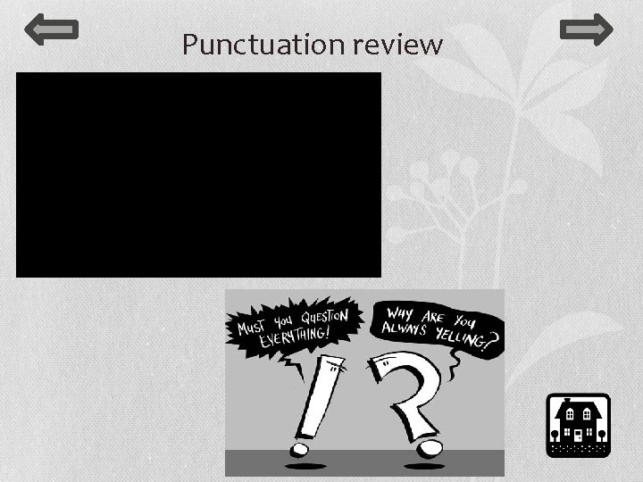 Punctuation review 