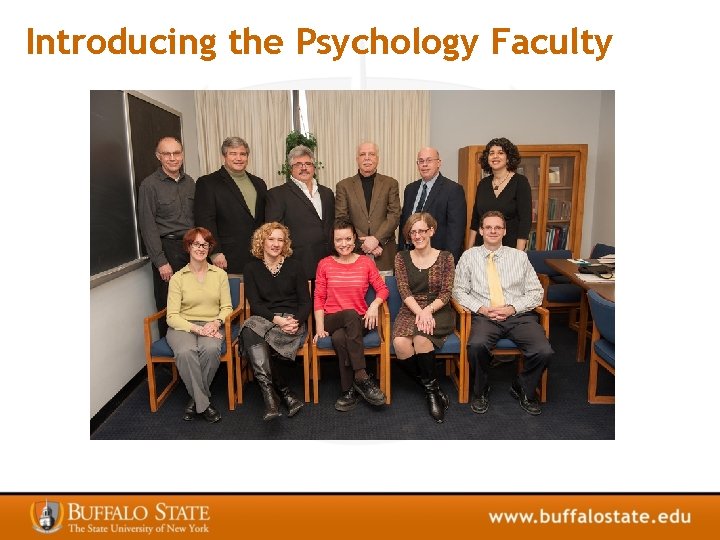 Introducing the Psychology Faculty 