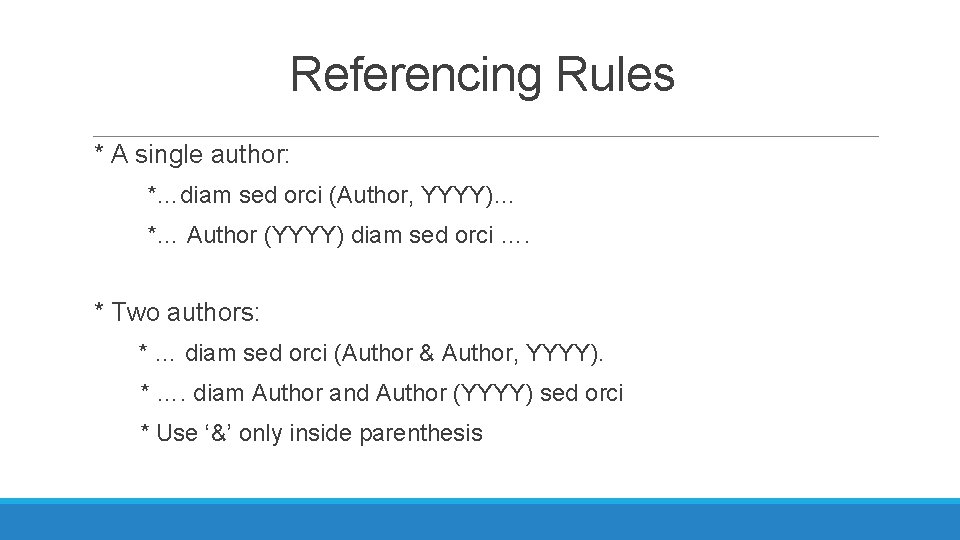 Nd Reference APA Formatting A Guide For DAC Nursing Students