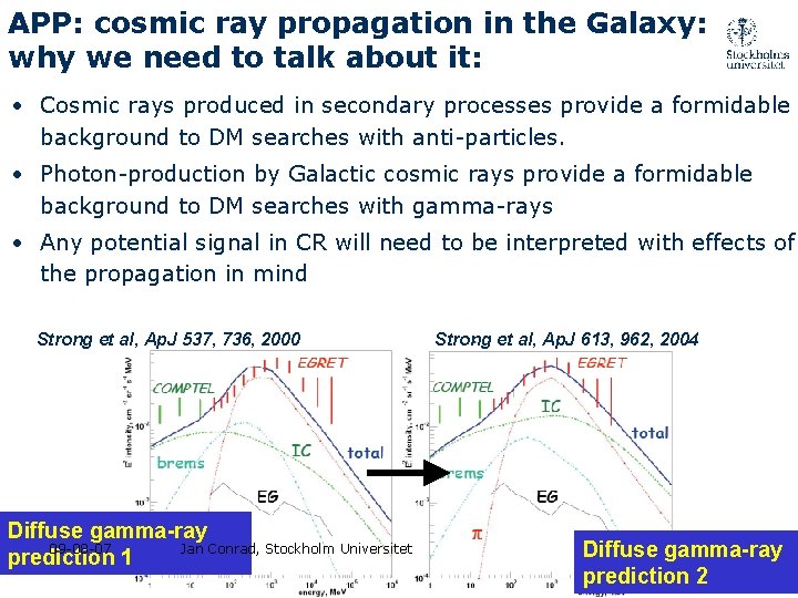 APP: cosmic ray propagation in the Galaxy: why we need to talk about it: