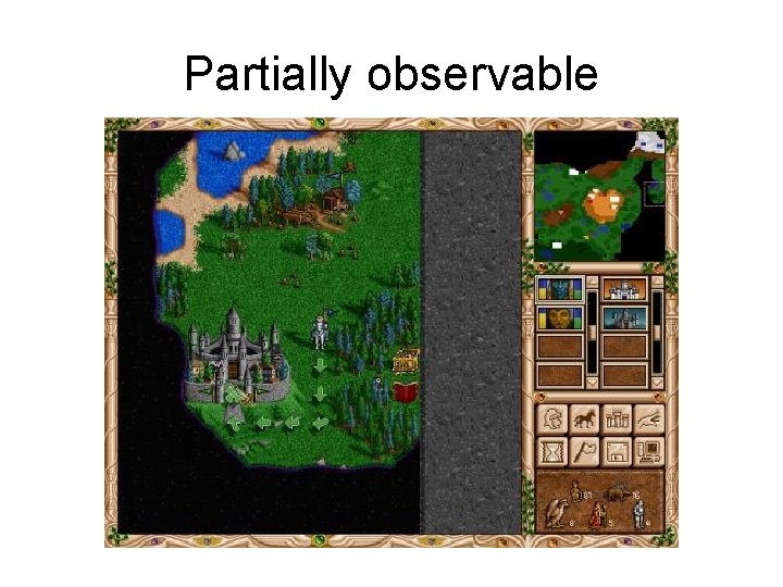Partially observable 