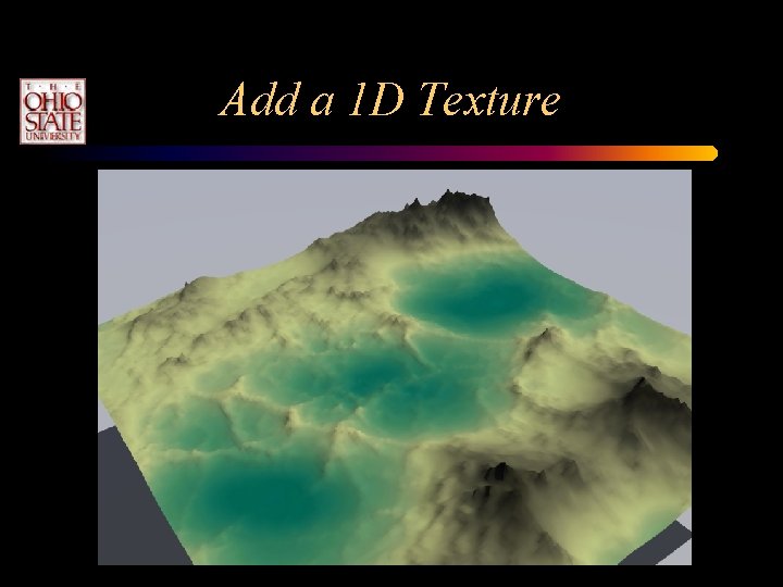 Add a 1 D Texture Add a 1 D Texture