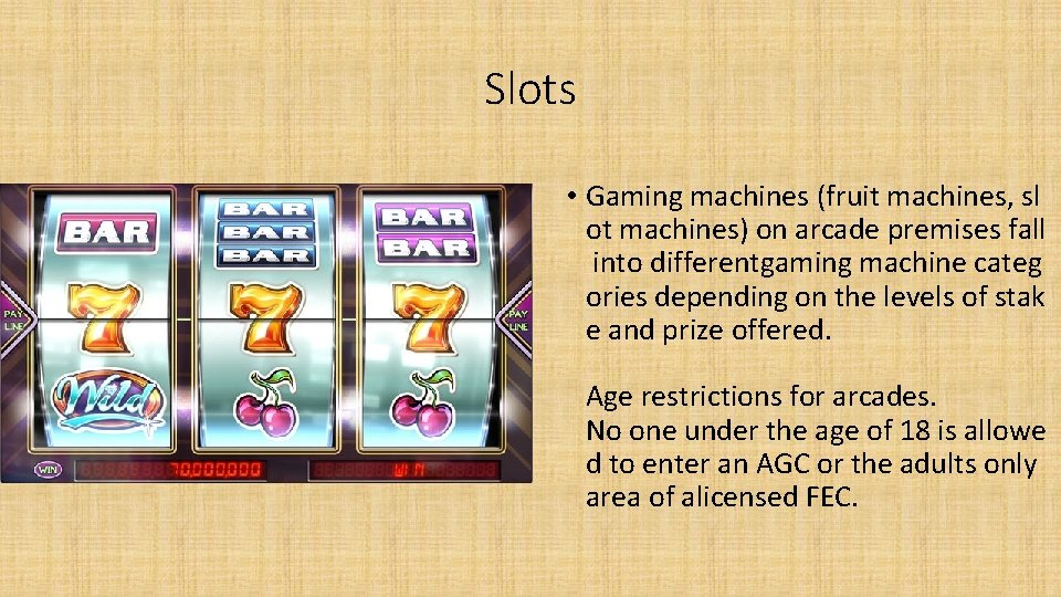 What is gambling Arcades In the Gambling Act
