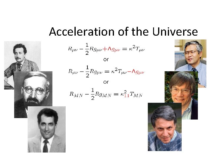 Acceleration of the Universe 