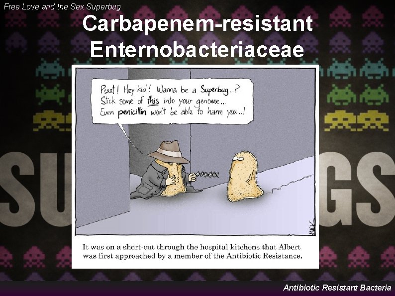 Free Love and the Sex Superbug Carbapenem-resistant Enternobacteriaceae Antibiotic Resistant Bacteria 