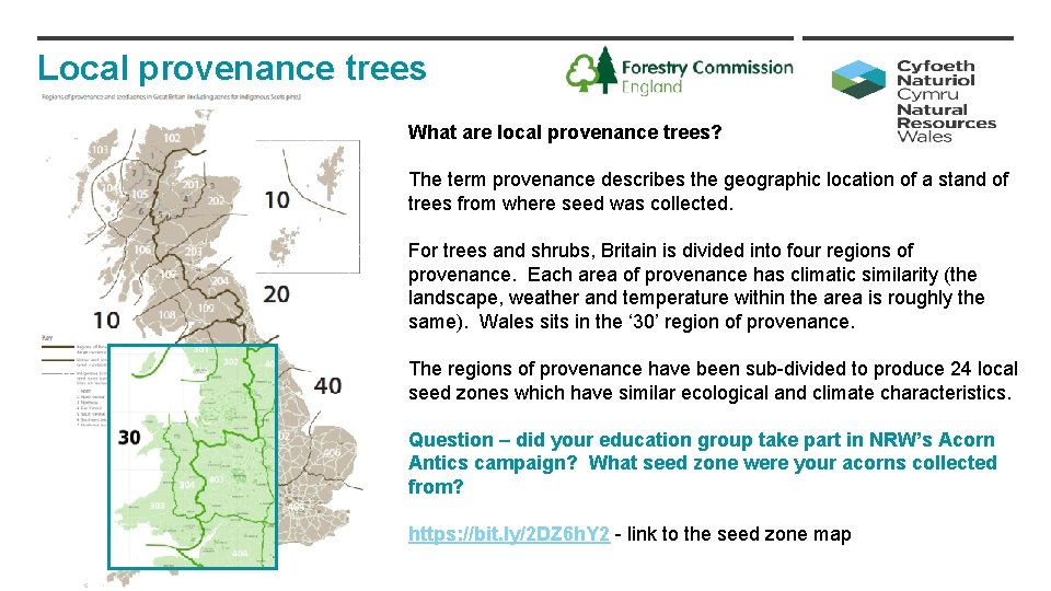 Local provenance trees What are local provenance trees? The term provenance describes the geographic