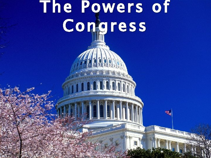 The Powers of Congress 