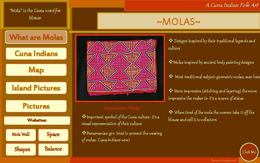 A Cuna Indian Folk Art “Mola” is the Cuna word for blouse ~MOLAS~ What