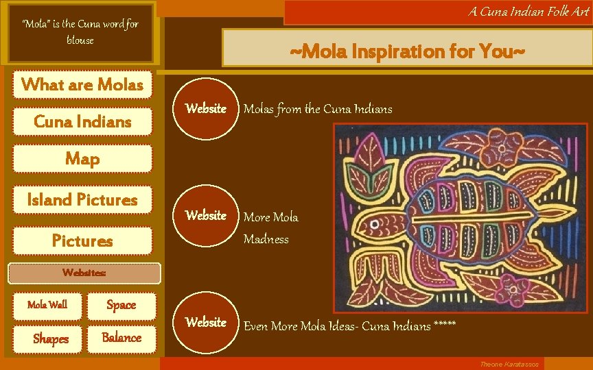 A Cuna Indian Folk Art “Mola” is the Cuna word for blouse ~Mola Inspiration