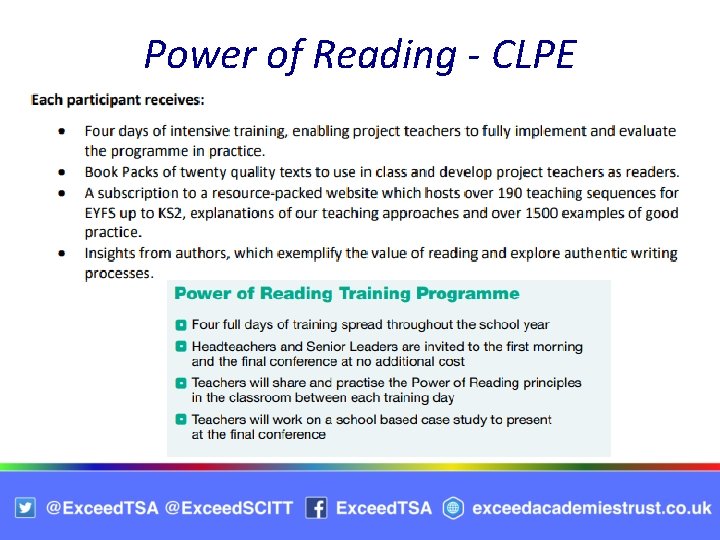 Power of Reading - CLPE 