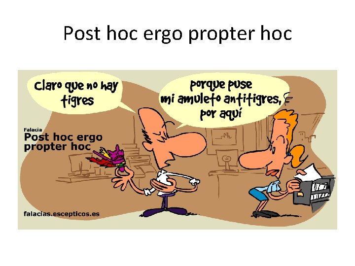 Post hoc ergo propter hoc 