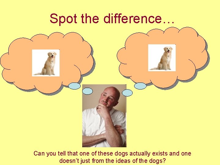 Spot the difference… Can you tell that one of these dogs actually exists and