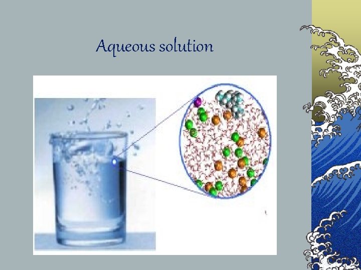 Aqueous solution 
