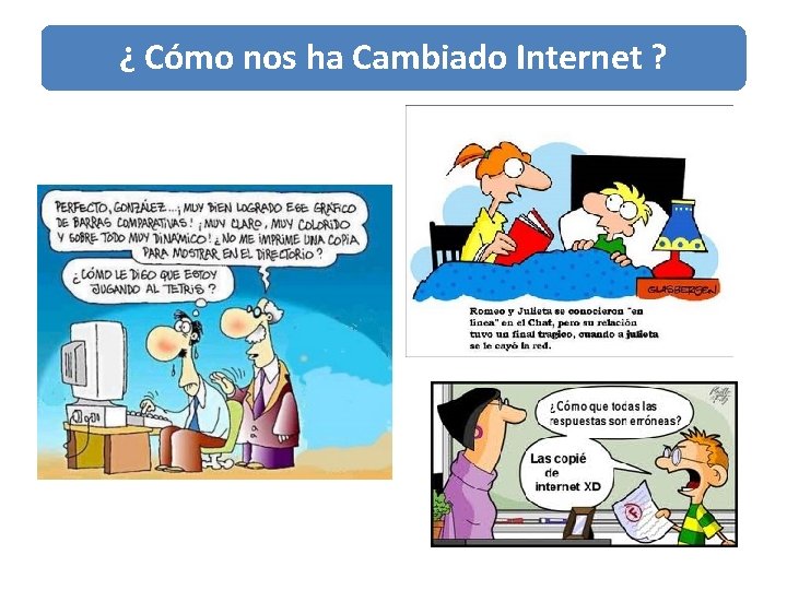 ¿ Cómo nos ha Cambiado Internet ? 