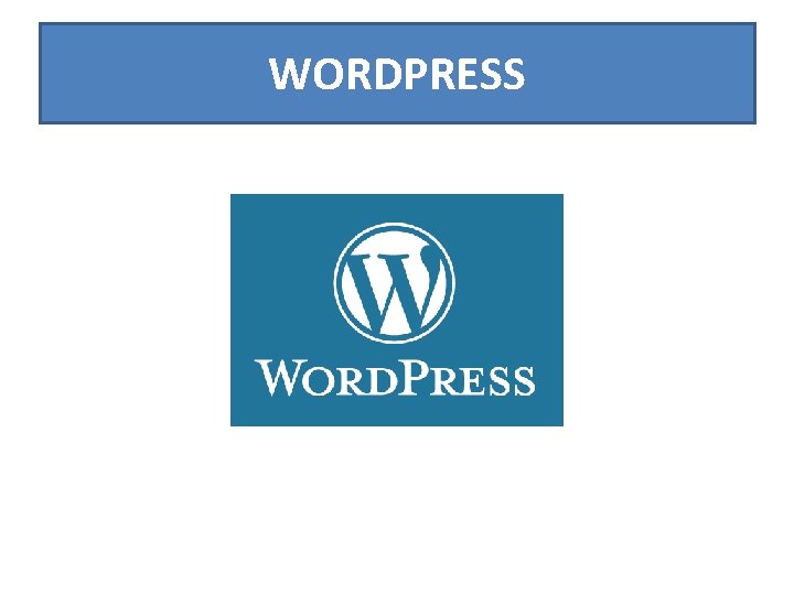 WORDPRESS 