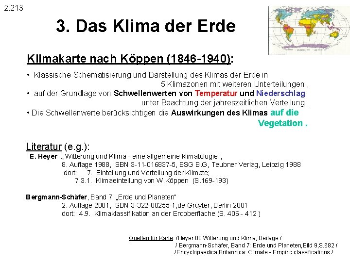 2 2 Das Klima der Erde Vielfalt Ordnung