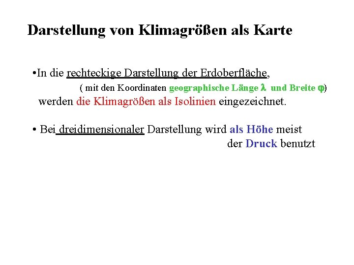 2 2 Das Klima der Erde Vielfalt Ordnung