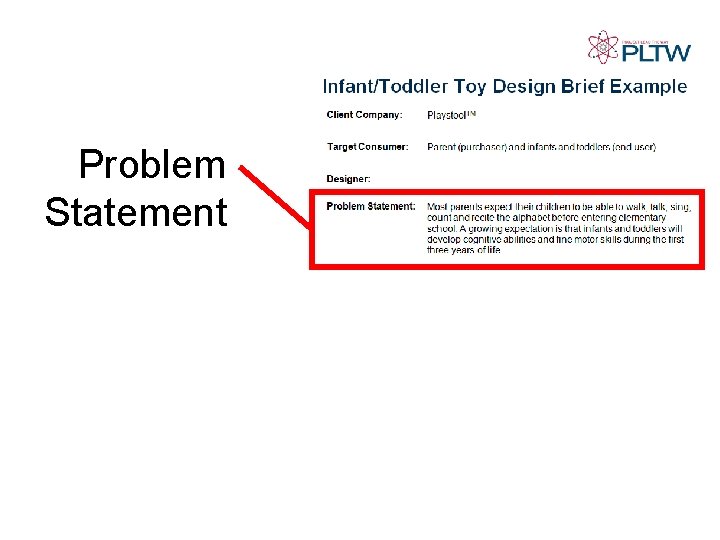 A Problem Statement Example Engineering Writing a Design Brief Introduction to Engineering Design
