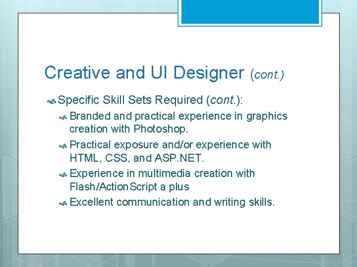 Industry Analysis Jerin Peloquin GD 491 Web Design
