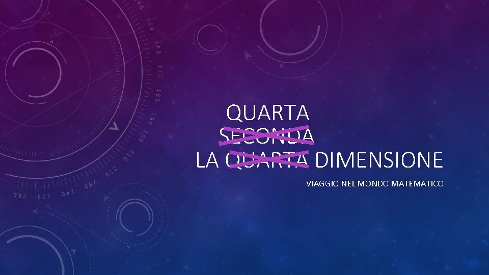 QUARTA SECONDA LA QUARTA DIMENSIONE VIAGGIO NEL MONDO MATEMATICO 