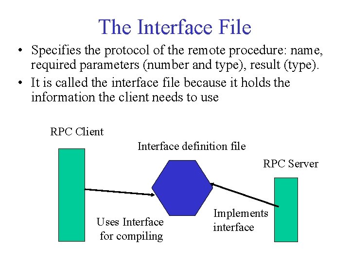 Protocole Rpc Changing the way of designing distributed applications Communication