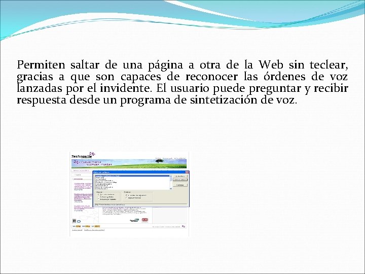 Permiten saltar de una página a otra de la Web sin teclear, gracias a