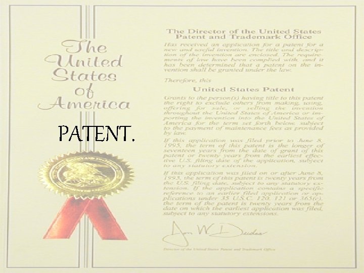 PATENT. 