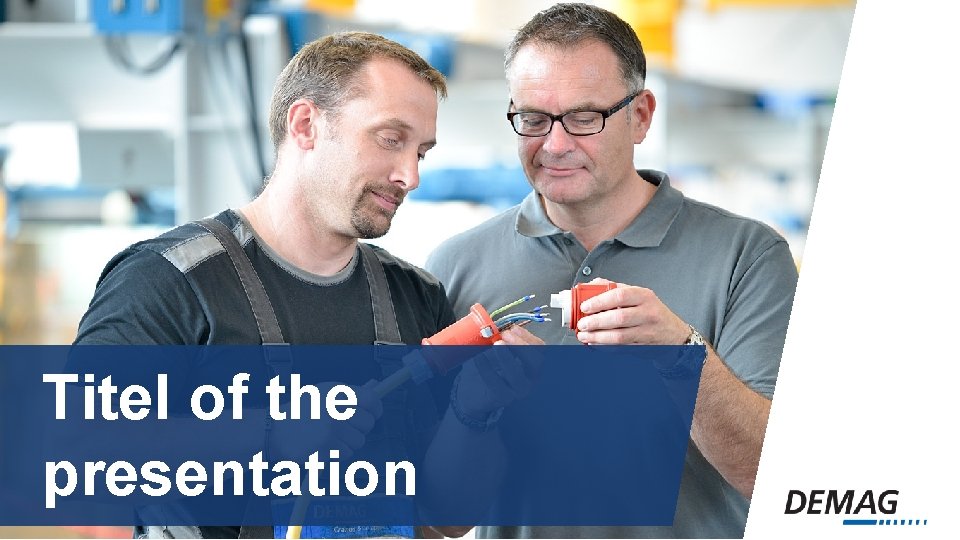 Titel of the presentation 