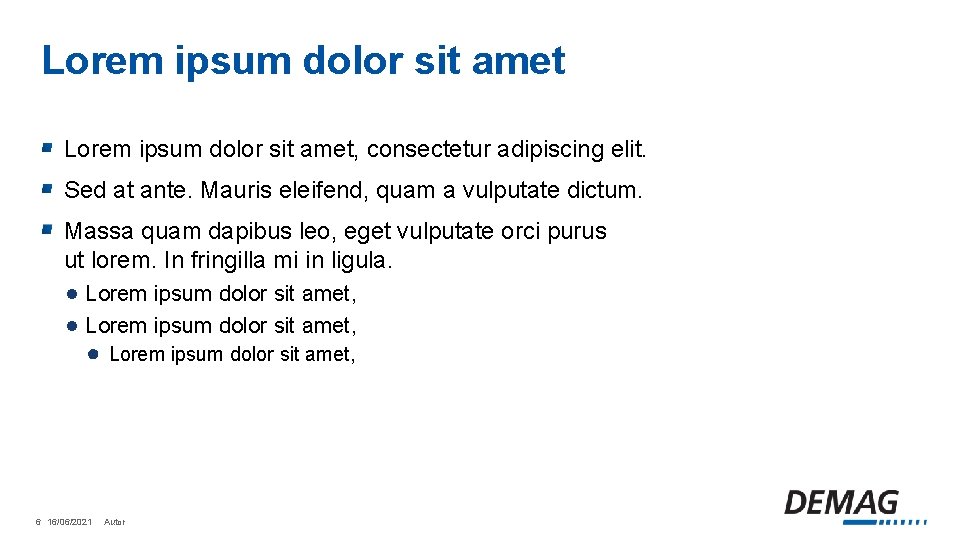 Lorem ipsum dolor sit amet, consectetur adipiscing elit. Sed at ante. Mauris eleifend, quam