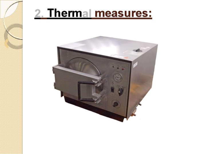 2. Thermal measures: 161 