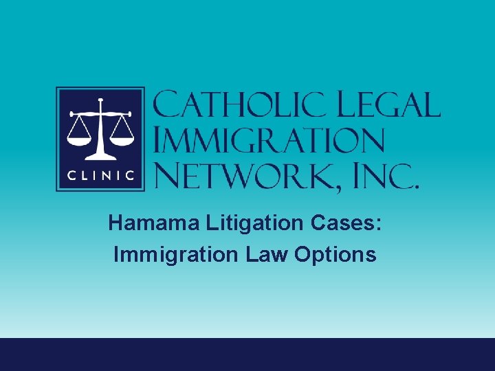 Hamama Litigation Cases: Immigration Law Options 