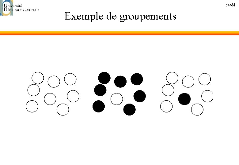 64/84 Exemple de groupements 