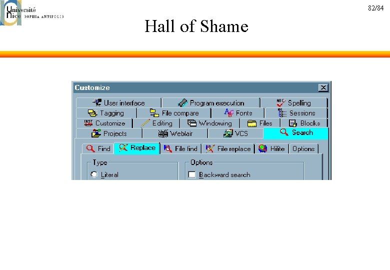 82/84 Hall of Shame 