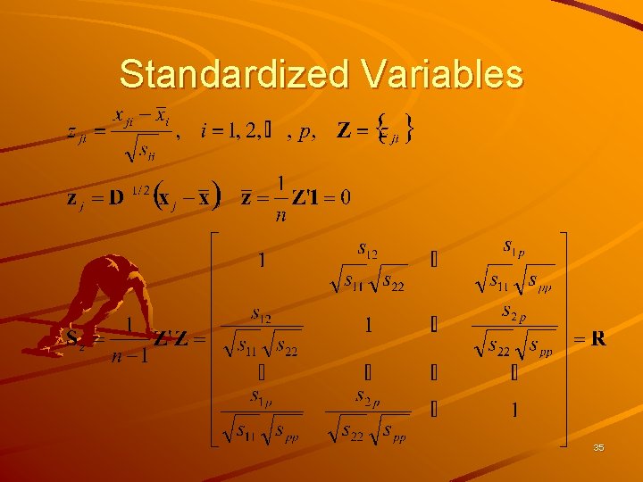 Standardized Variables 35 