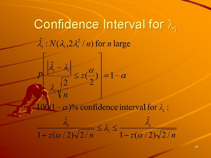 Confidence Interval for li 48 