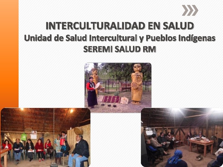 INTERCULTURALIDAD EN SALUD Unidad de Salud Intercultural y Pueblos Indígenas SEREMI SALUD RM 