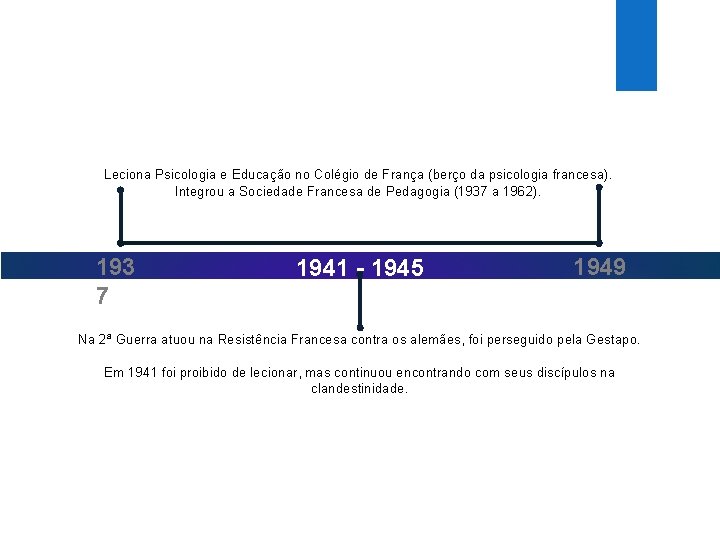 Leciona Psicologia e Educação no Colégio de França (berço da psicologia francesa). Integrou a