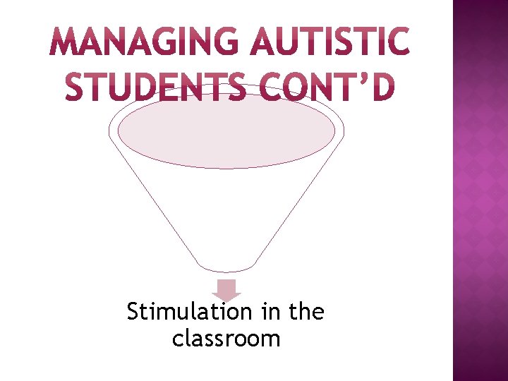 Stimulation in the classroom 